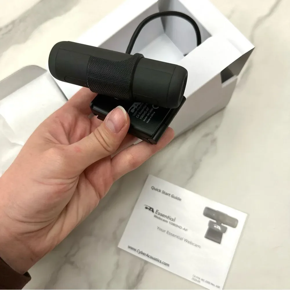 Cyber Acoustics CA Essential Webcam 1080HD-AF Brand New In Box